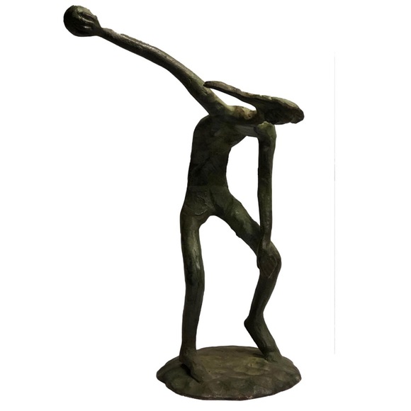 Vintage Bronze Sculpture of a Man-Wildwood Accents - Picture 13 of 13